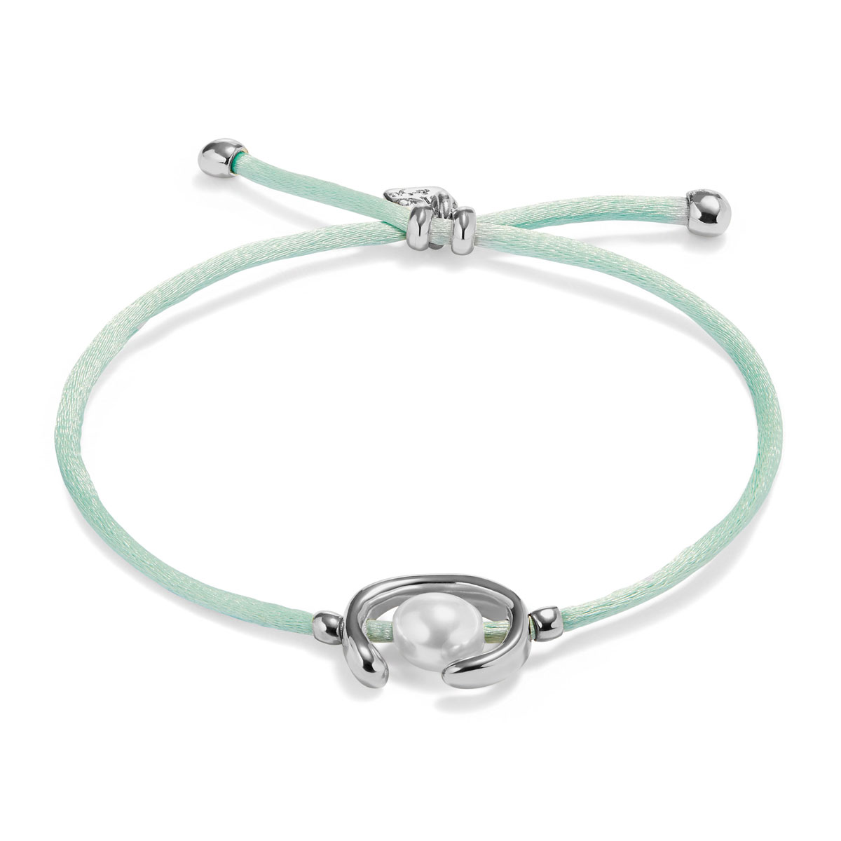 Браслет Ser Diferente, мятный, с серебром