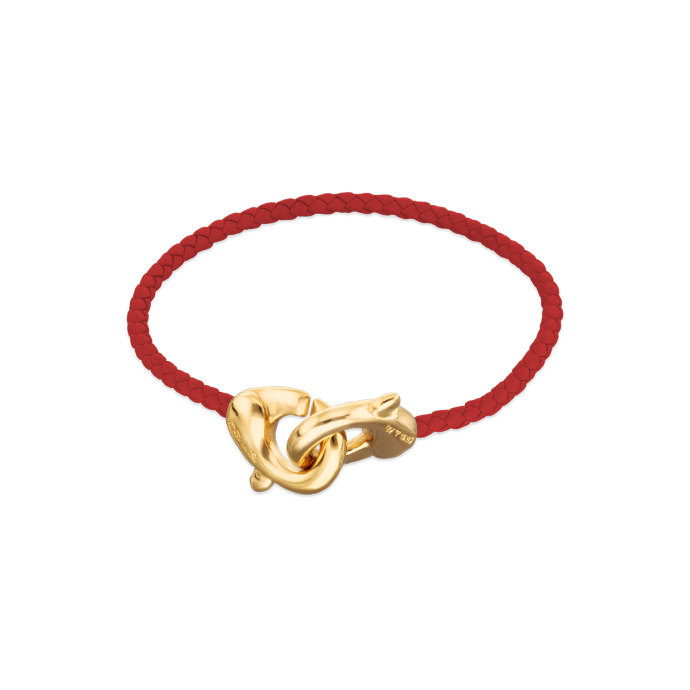 Браслет Ser Inseparable, красный, с золотом