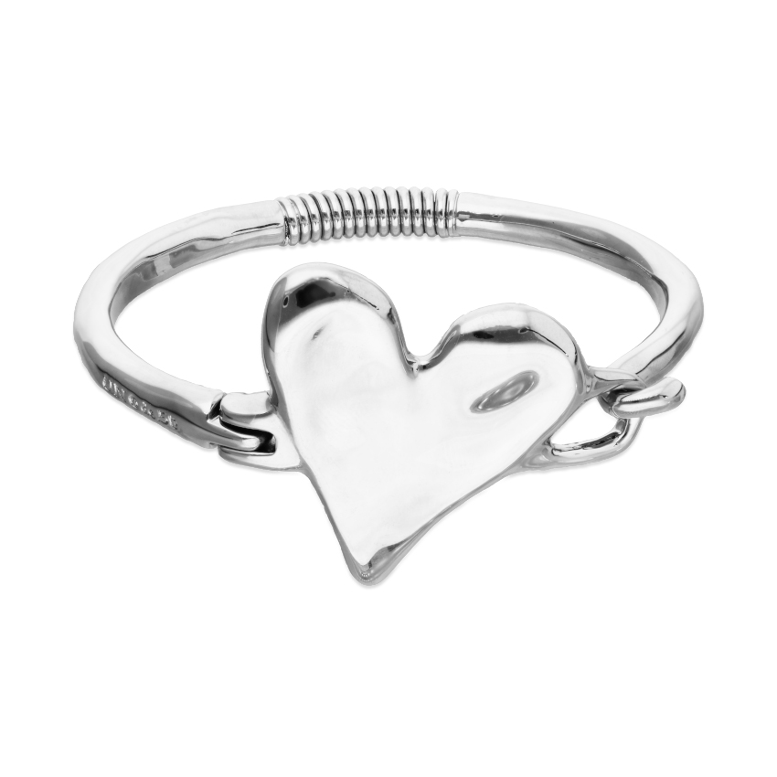 Жесткий браслет Притяжение Beat, с серебром